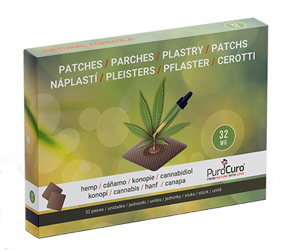 PuroCuro Hemp/CBD pleisters 32mg (32x)