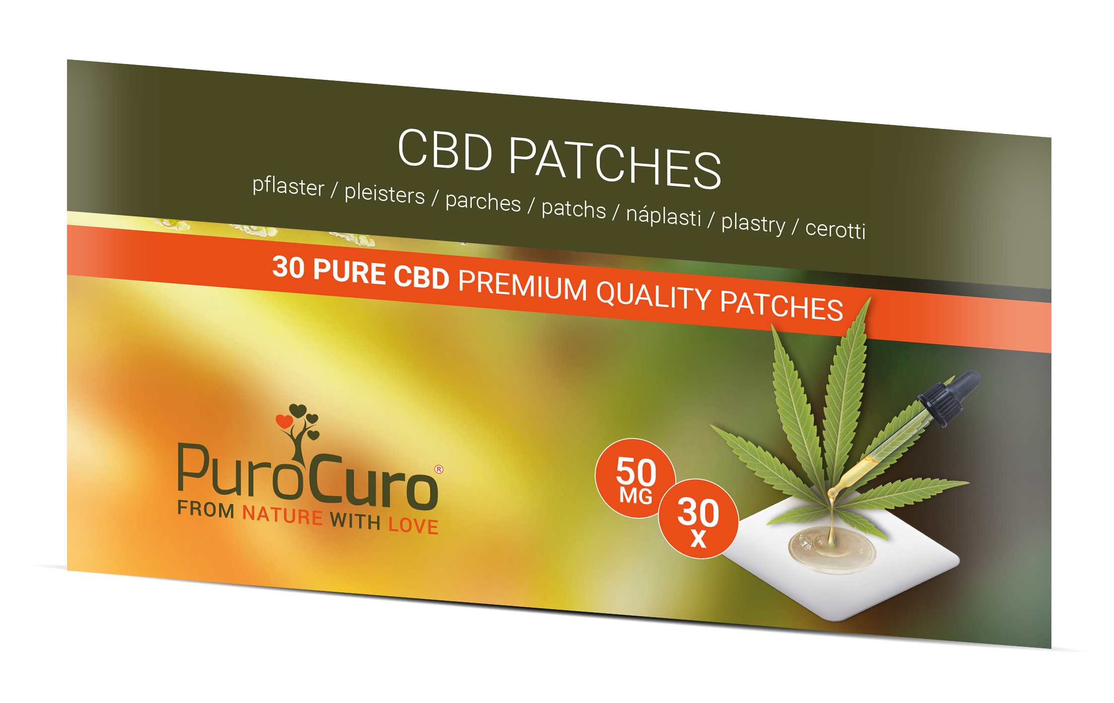 PuroCuro CBD pleisters 50mg (30 stuks)