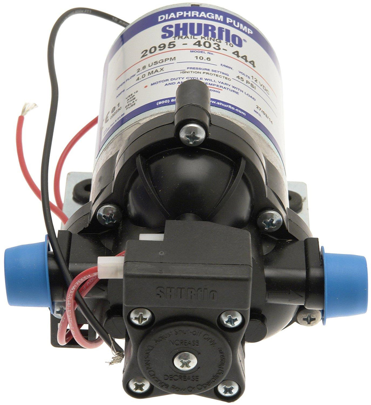 Shurflo Trail King 10 liter / 12 volt - waterpomp voor o.a. caravan/boot/camper